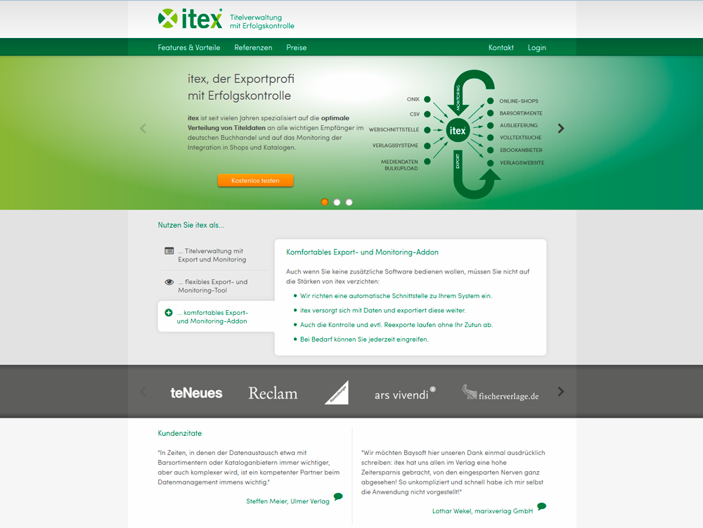 itex - Titelverwaltung mit Erfolgskontrolle itex - Titelverwaltung mit Erfolgskontrolle