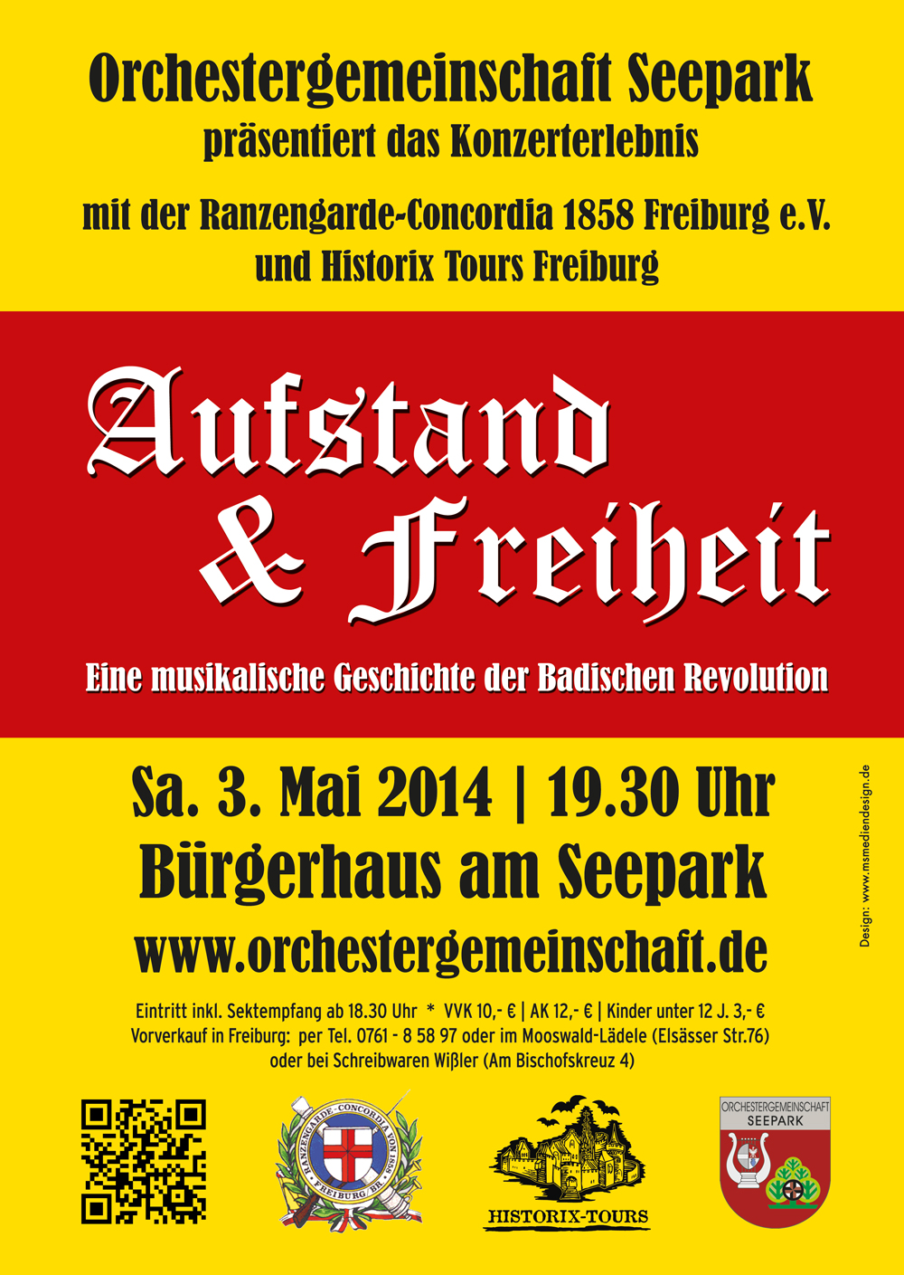 Veranstaltungsplakat Aufstand&Freiheit