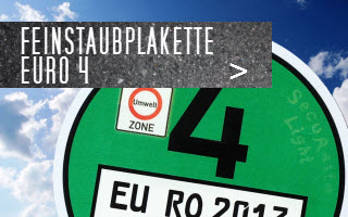 Feinstaubplakette/Umwetplakette Feinstaubplakette/Umwetplakette