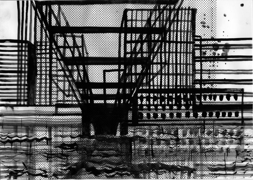 Anna B Wiesendanger Bruecke2212 Gouache