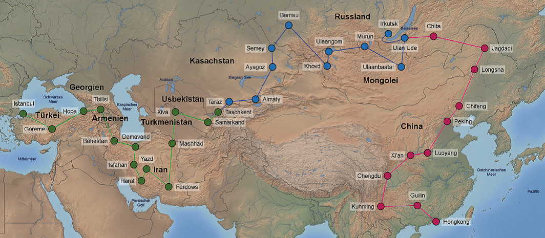Von Istanbul nach Hongkong - 30.000 Kilometer in 120 Tagen.