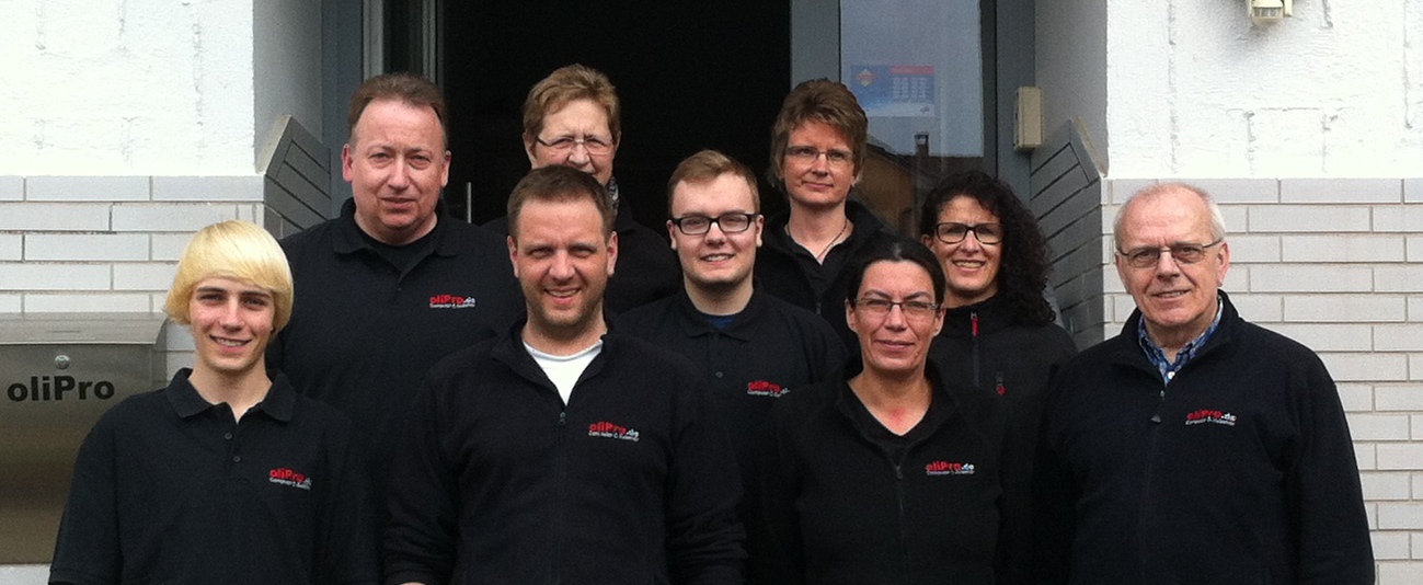 Mitarbeiter der oliPro GmbH Mitarbeiter der oliPro GmbH