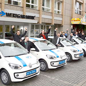 Gewinner der 5 VW up! Gewinner der 5 VW up!