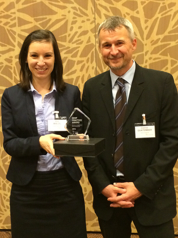 Salinen Austria gewinnen mit ihrer DeltaMaster-Lösung den?Best Practice Award?. Salinen Austria gewinnen mit ihrer DeltaMaster-Lösung den?Best Practice Award?.
