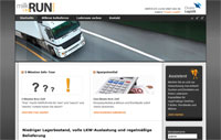 Screenshot der Internetseite von milkRUN.info Screenshot der Internetseite von milkRUN.info