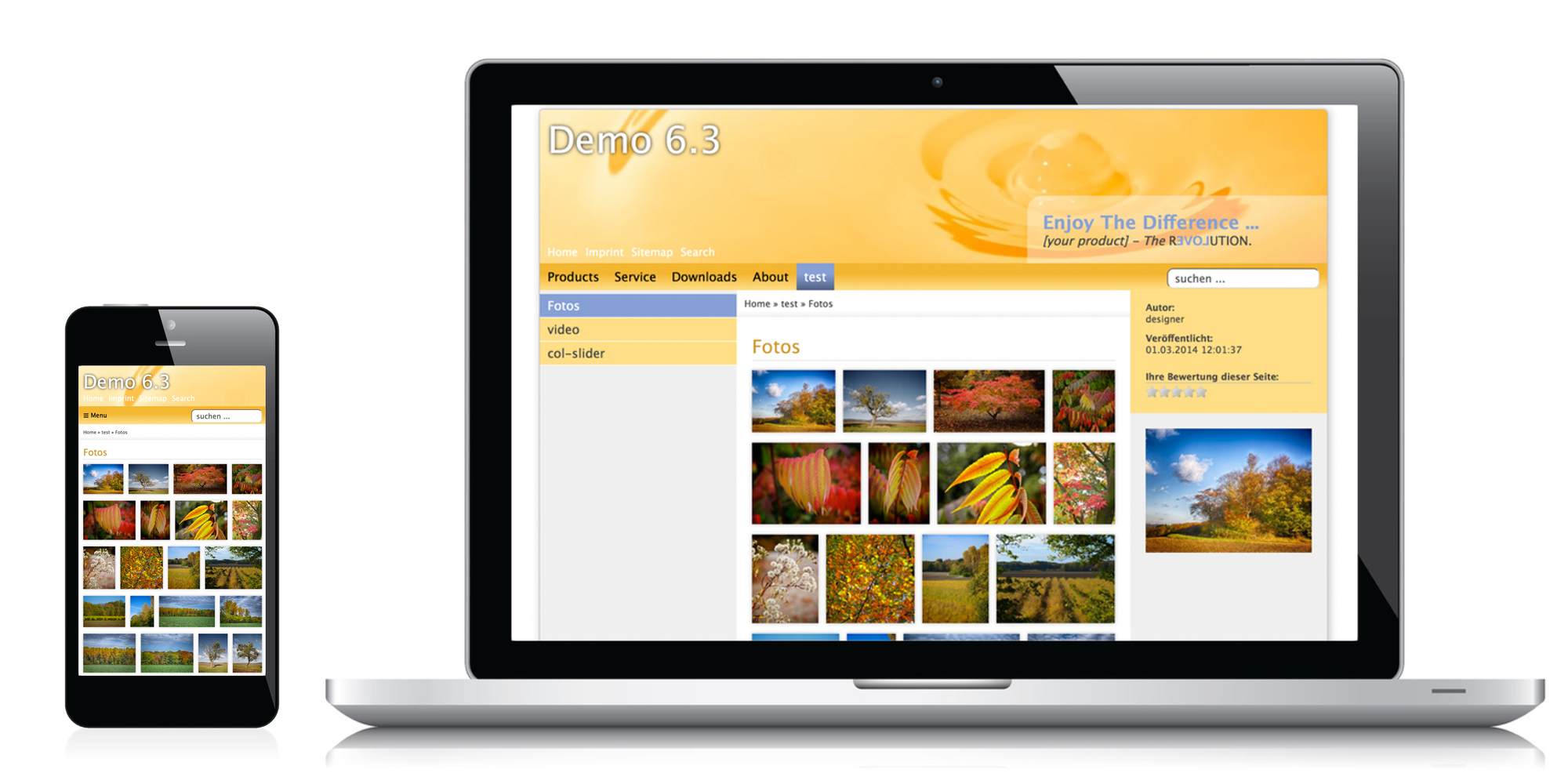 Das OpenSource Java-CMS OpenWGA verwendet Bilder immer in der optimalen Auflösungsvariante