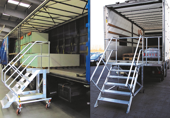 KRAUSE mobile Treppen, sicher und stabil KRAUSE mobile Treppen, sicher und stabil