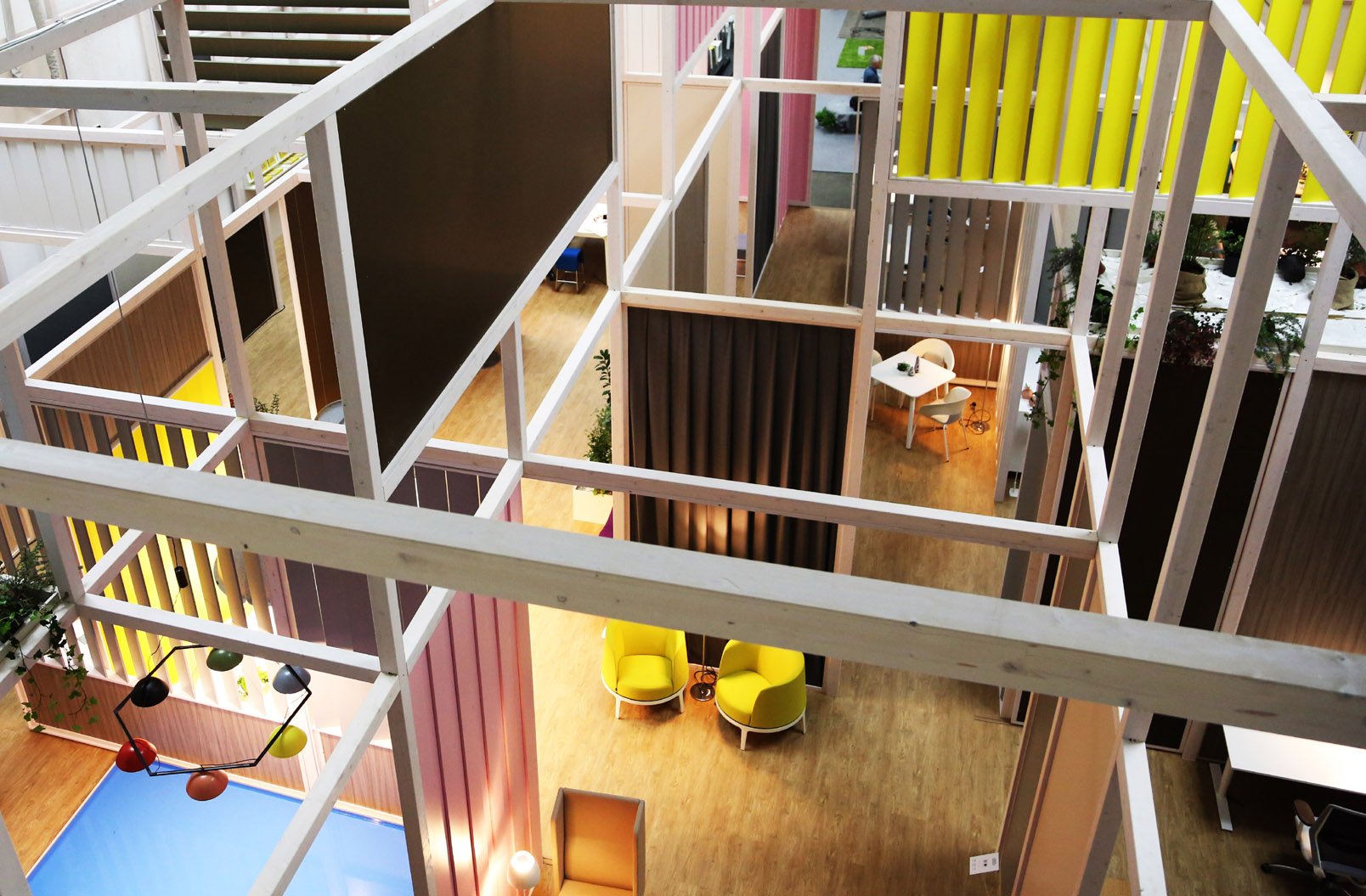 Kinnarps Messestand auf der Design Week in Mailand