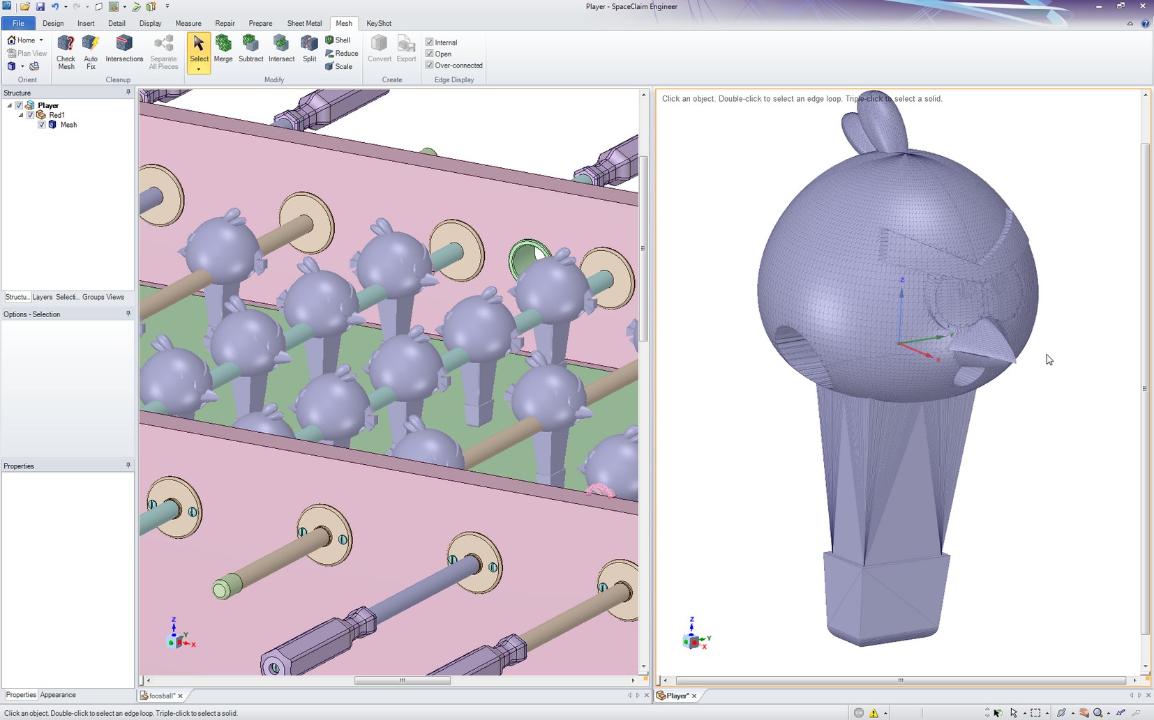 Mit dem Modul STL Prep 3D Printing lassen sich STL-Dateien mit Volumenmodellen verbinden