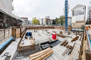 Aktueller Baufortschritt beim Projekt Portikus Aktueller Baufortschritt beim Projekt Portikus