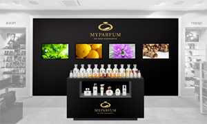 Die MyParfum-Duftbar für den Parfümerie-Handel Die MyParfum-Duftbar für den Parfümerie-Handel