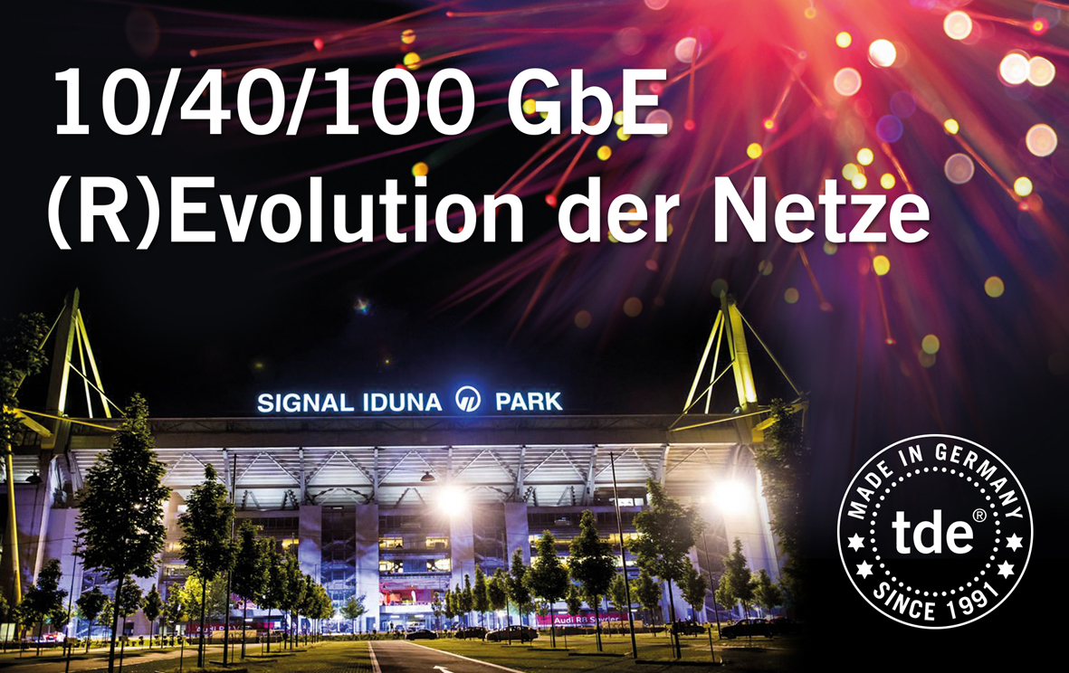 Roadshow von tde, Fluke Networks und TSO zu 10/40/100GbE mit MPO sowie Messtechnik und Normierung Roadshow von tde, Fluke Networks und TSO zu 10/40/100GbE mit MPO sowie Messtechnik und Normierung
