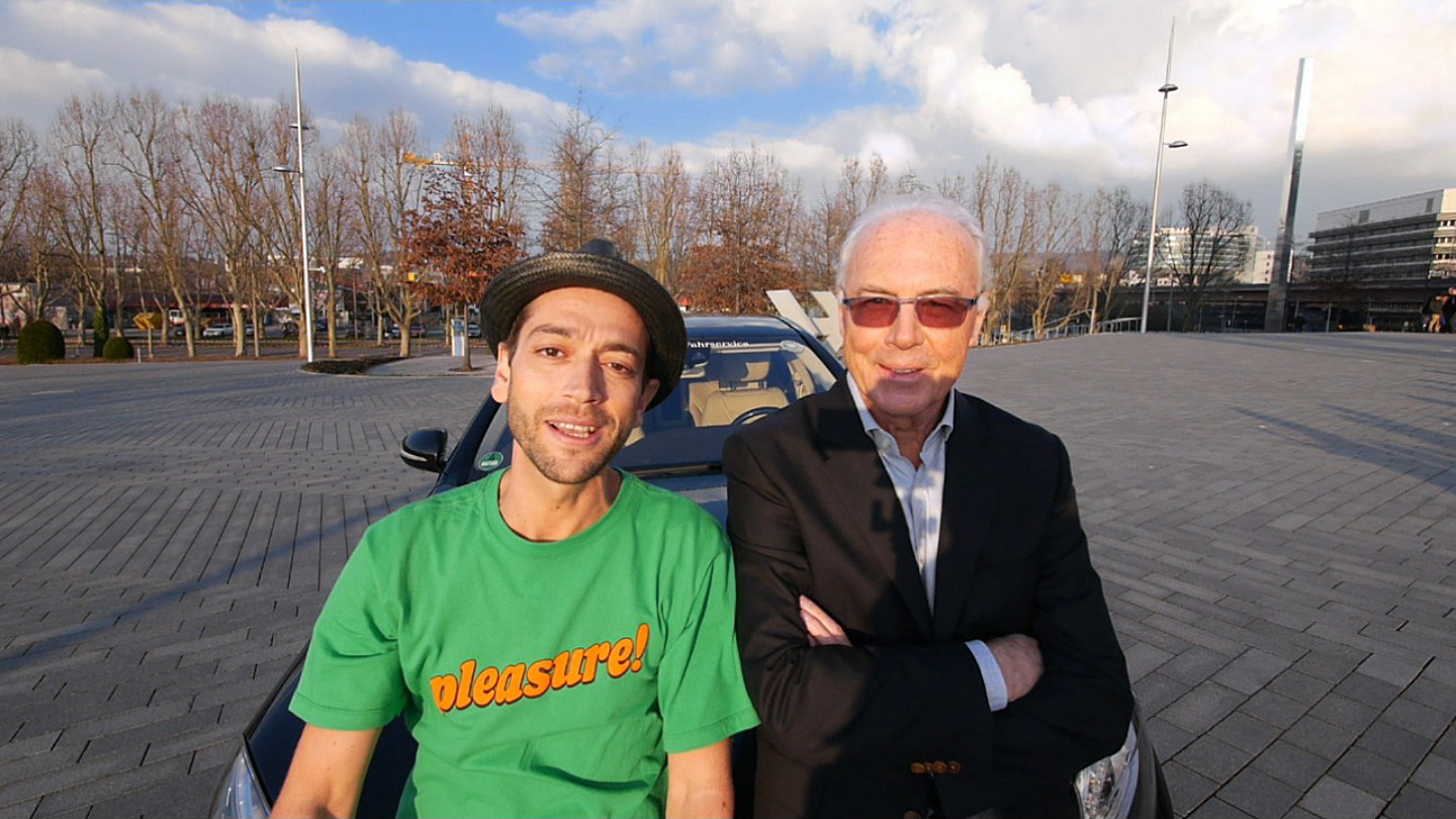 Mister Santos und Franz Beckenbauer