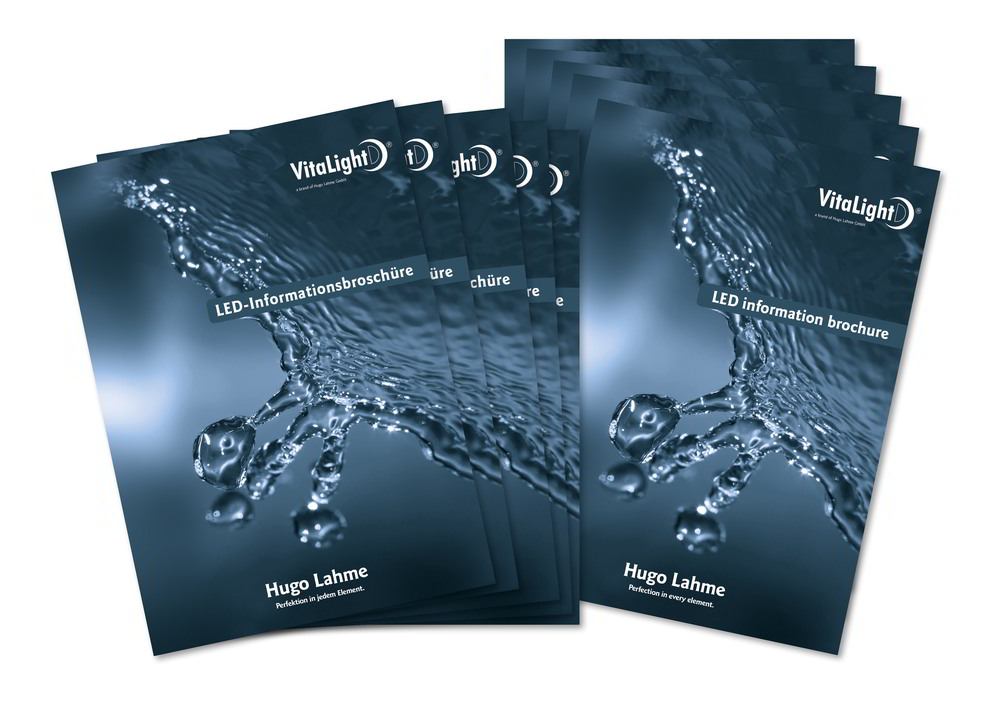 Die neue VitaLight®LED-Informationsbroschüre aus dem Hause Hugo Lahme Die neue VitaLight®LED-Informationsbroschüre aus dem Hause Hugo Lahme
