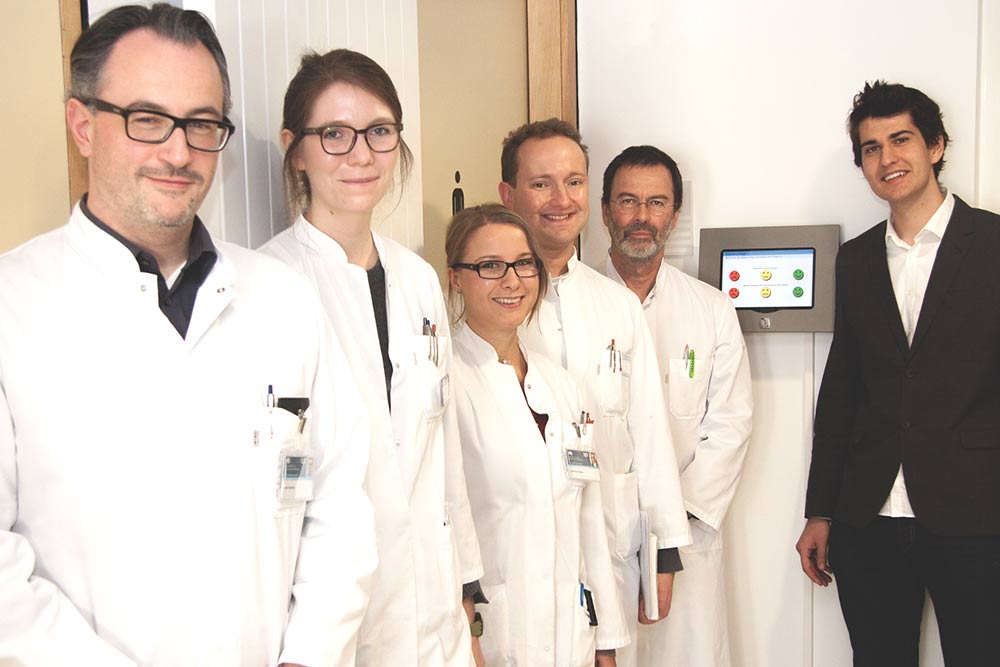 Klinik für Psychiatrie der TU München führt neuartiges Patientenbefragungsterminal ein. Klinik für Psychiatrie der TU München führt neuartiges Patientenbefragungsterminal ein.