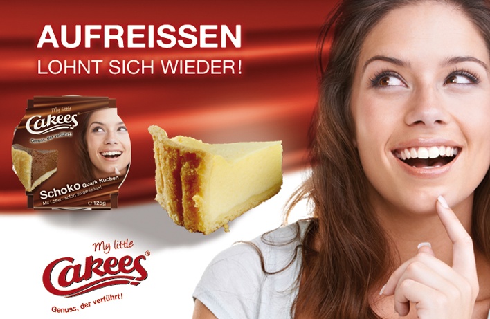 Einzeln verpackter 125g Mini-Quarkkuchen in den Geschmacksrichtungen Quark und Schoko-Quark. Einzeln verpackter 125g Mini-Quarkkuchen in den Geschmacksrichtungen Quark und Schoko-Quark.