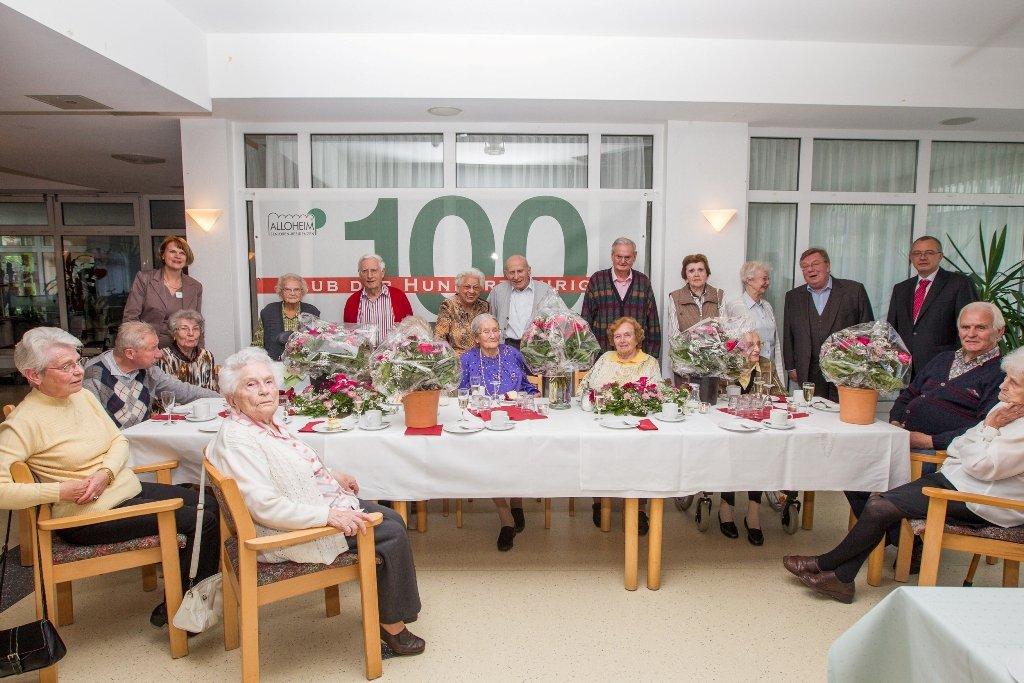 Gründertreffen zum Club der 100-Jährigen im Berliner Alloheim Am Lichterfelder Ring.