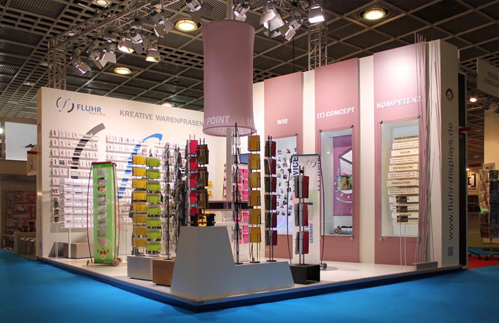 Messeauftritt von Fluhr Displays auf der Paperworld und EuroShop 2014 Messeauftritt von Fluhr Displays auf der Paperworld und EuroShop 2014