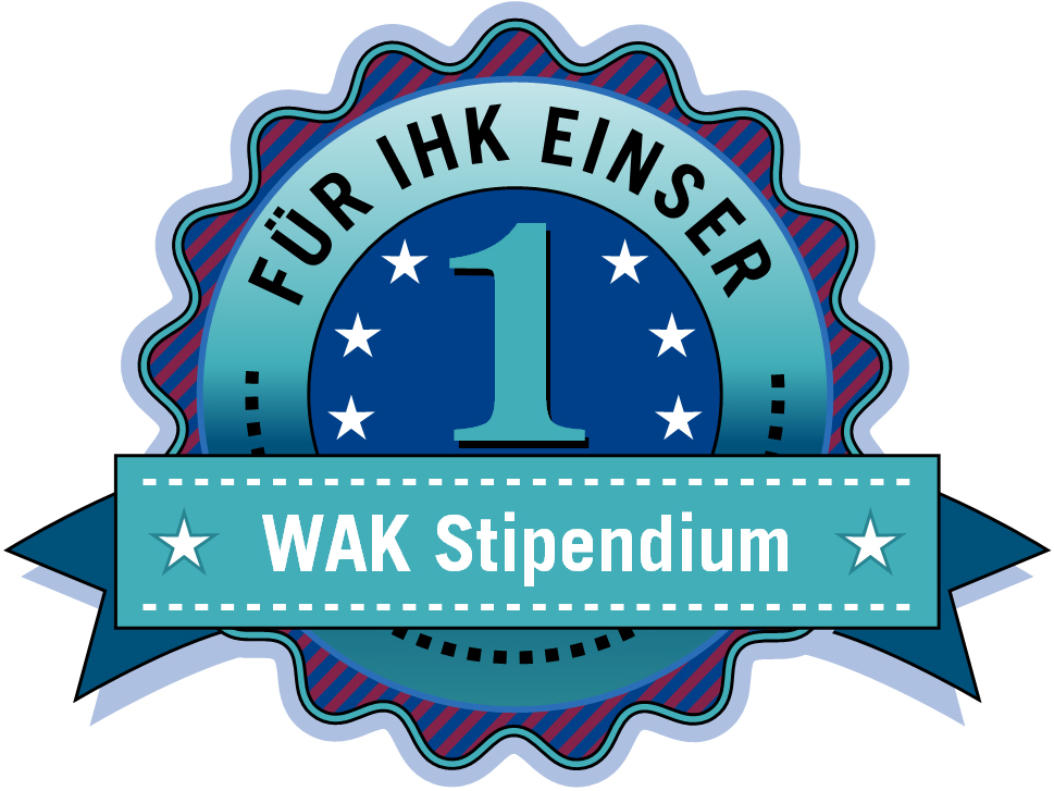 WAK Stipendium für IHK-Einser - Mit der WAK zum Staatl. geprüft. Betriebswirt f. Marketingkommunikat WAK Stipendium für IHK-Einser - Mit der WAK zum Staatl. geprüft. Betriebswirt f. Marketingkommunikat