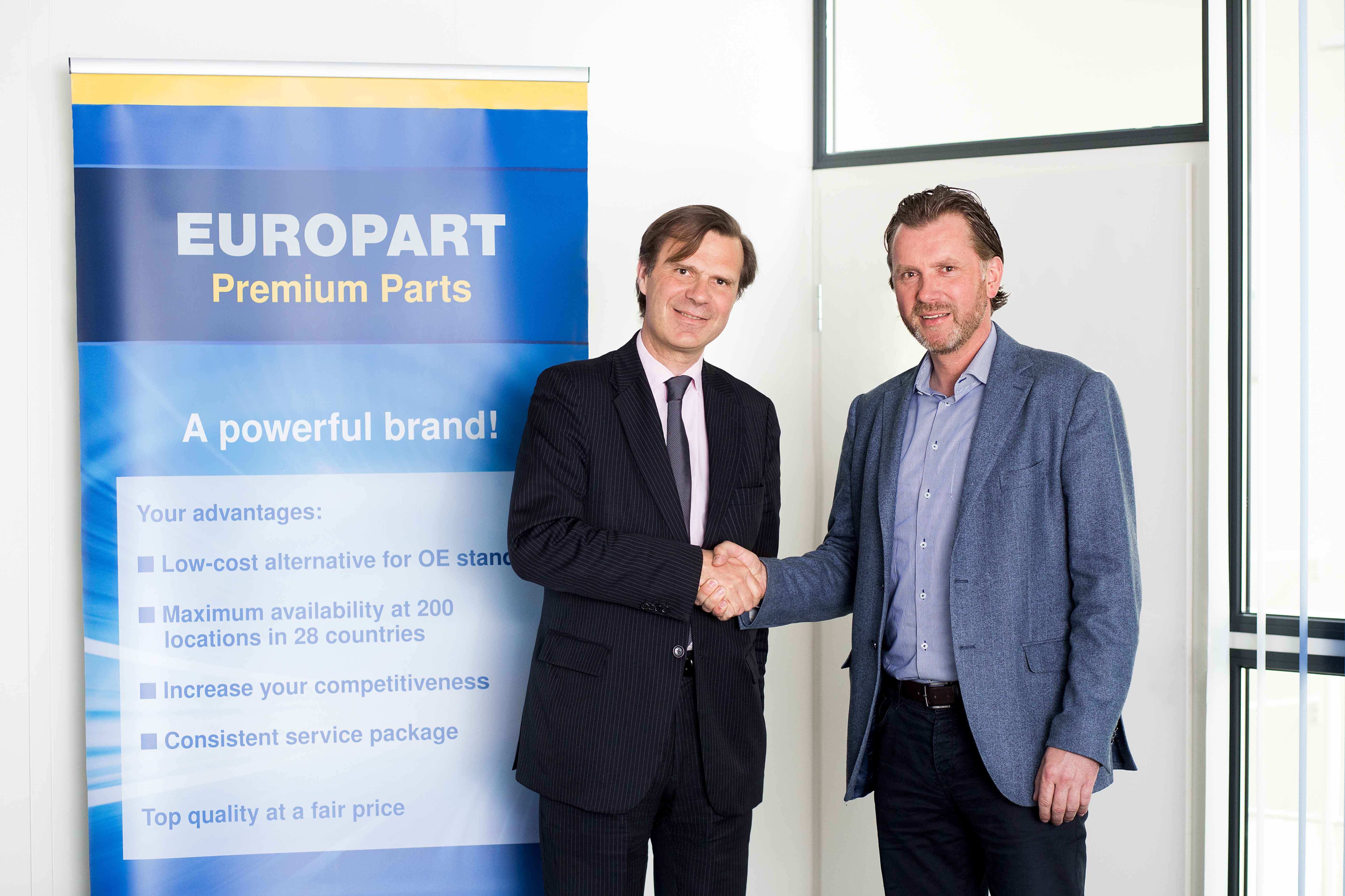 CEO Pierre Fleck, EUROPART und RenéReinert, Geschäftsführer bei Reinert Logistics CEO Pierre Fleck, EUROPART und RenéReinert, Geschäftsführer bei Reinert Logistics