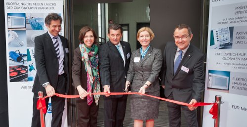 Eröffnungsfeier des neuen Labors der CSA Group in Frankfurt