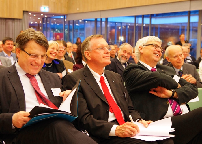 Prominente Kongress-Gäste, v.l.: Dr. Winfried Bausback, Johannes Singhammer und Dr. Johannes Friedri