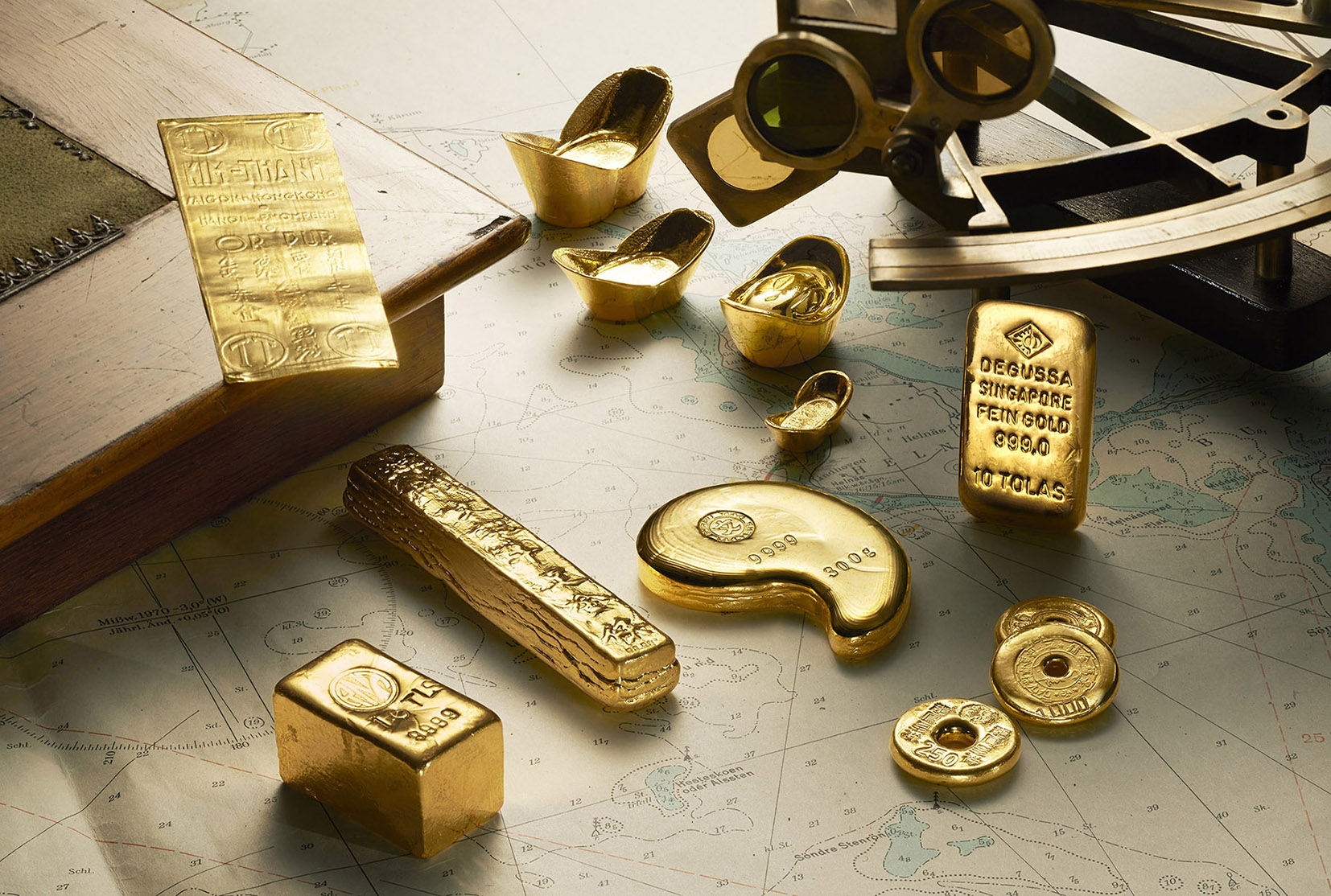 Ein Teil der Industry Collection of Gold Bars Worldwide Ein Teil der Industry Collection of Gold Bars Worldwide
