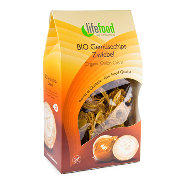 lifefood Gemüsechips Zwiebel - Innovatives Food-Produkt 2014 lifefood Gemüsechips Zwiebel - Innovatives Food-Produkt 2014