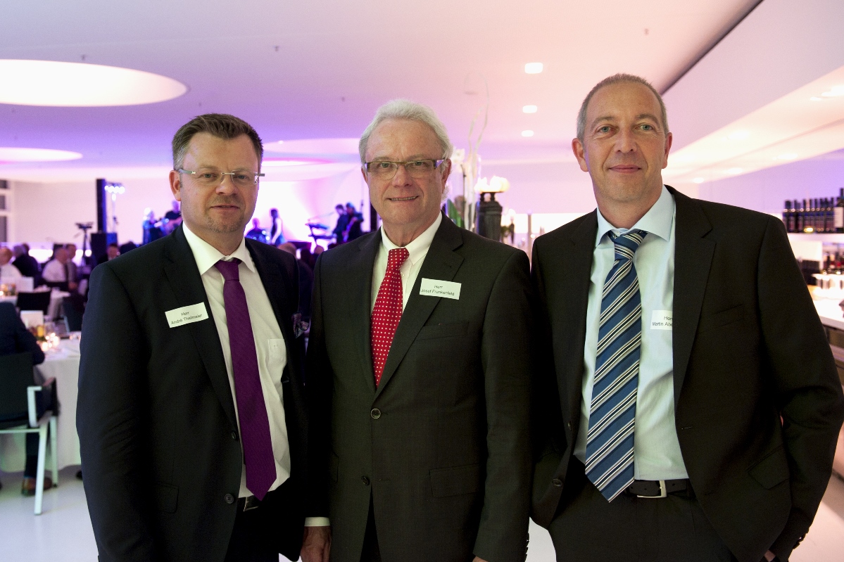 AndréTheilmeier, Josef Frankenfeld und Martin Abelmann (v.l.) Westfälische Tugenden als Zukunftsstra