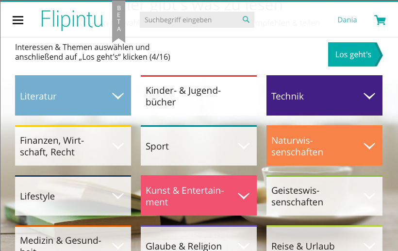Flipintu filtert das Web nach spannendem Lesestoff - je nach den individuellen Interessen des Nutzer