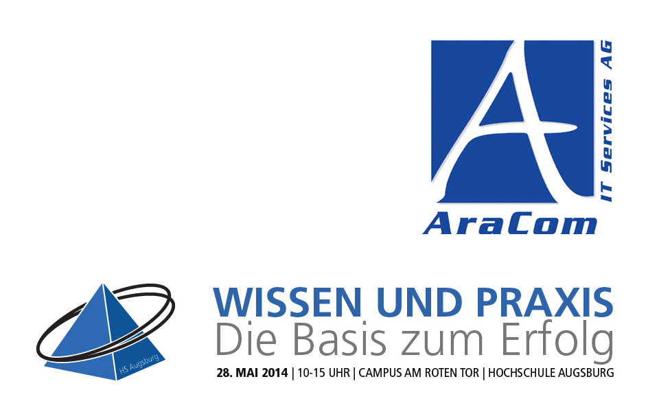 AraCom IT Services AG auf der Augsburger Firmenkontaktmesse Pyramid AraCom IT Services AG auf der Augsburger Firmenkontaktmesse Pyramid