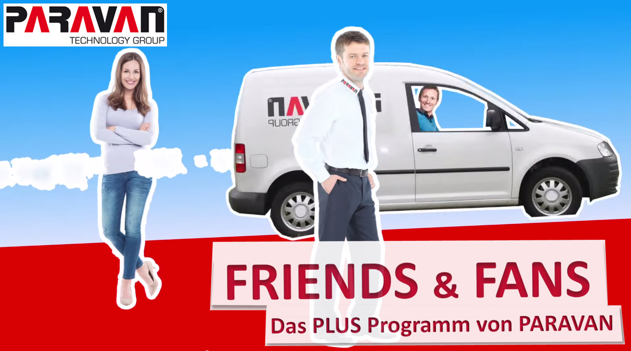 Das Video zum Friends&Fans Partnerprogramm von PARAVAN Das Video zum Friends&Fans Partnerprogramm von PARAVAN