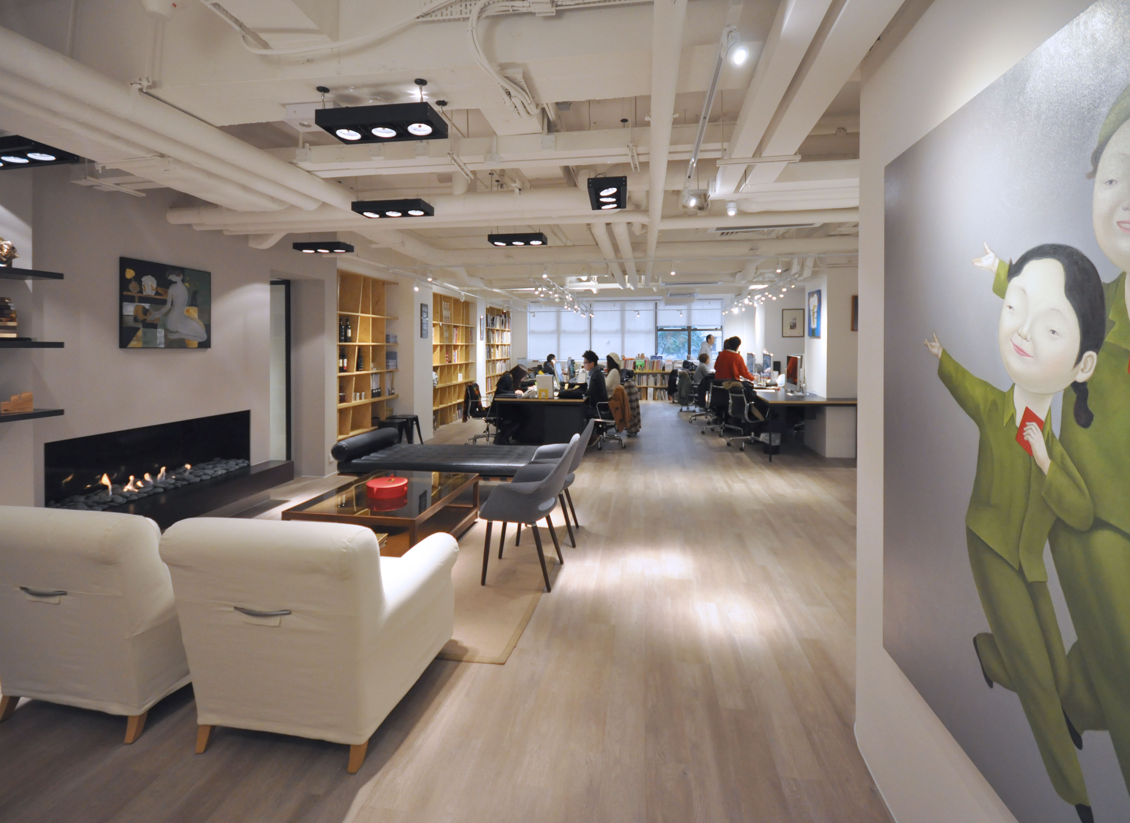 Die von Bean Buro Architects neugestalteten Hongkonger Büroräume der koreanischen Kreativfirma Cheil Die von Bean Buro Architects neugestalteten Hongkonger Büroräume der koreanischen Kreativfirma Cheil