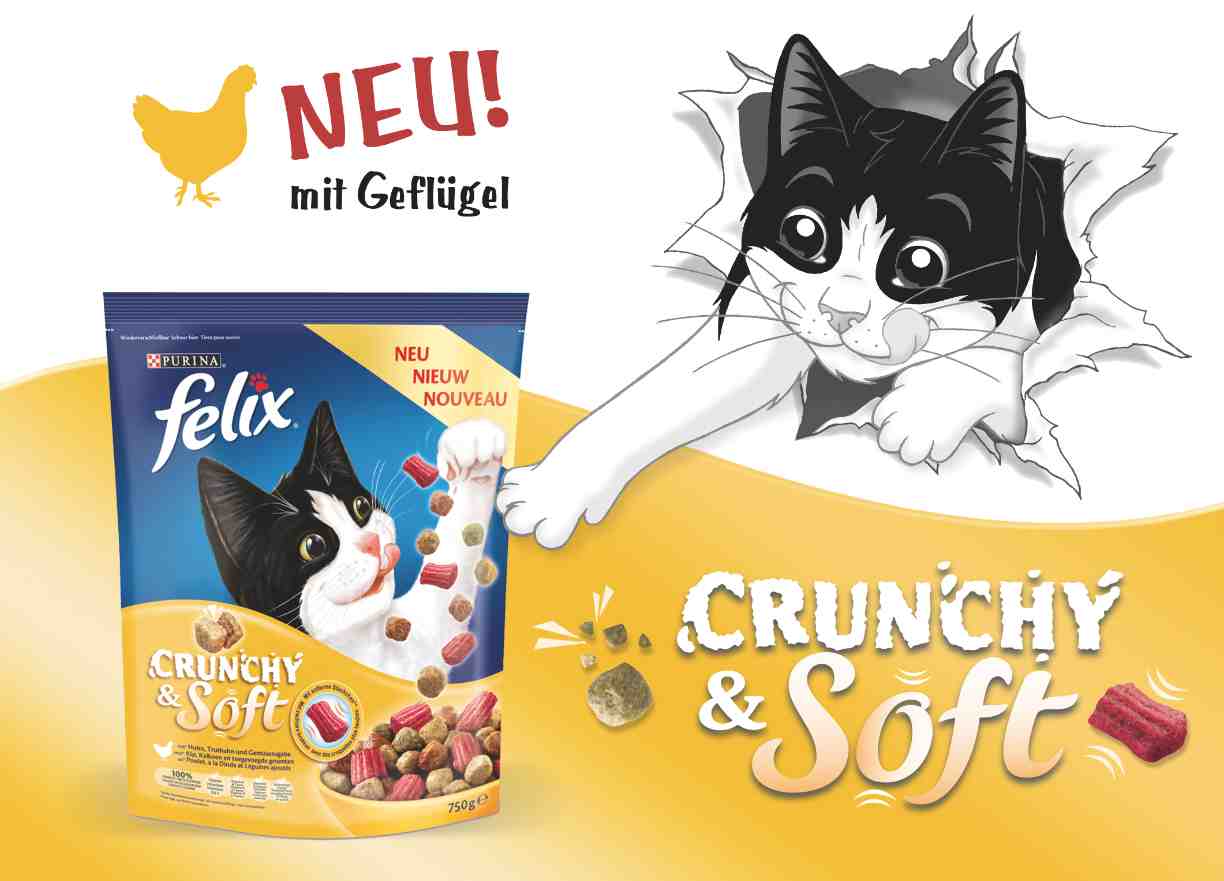 FELIX Crunchy&Soft bekommt Flügel FELIX Crunchy&Soft bekommt Flügel