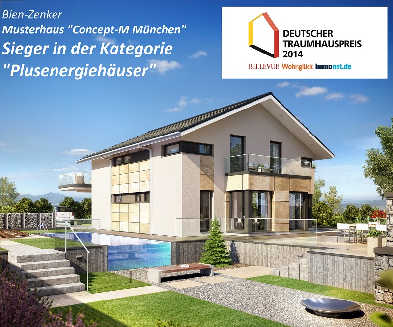 Das Traum-Plus-Energie-Haus der Deutschen: Concept-M München von Bien-Zenker