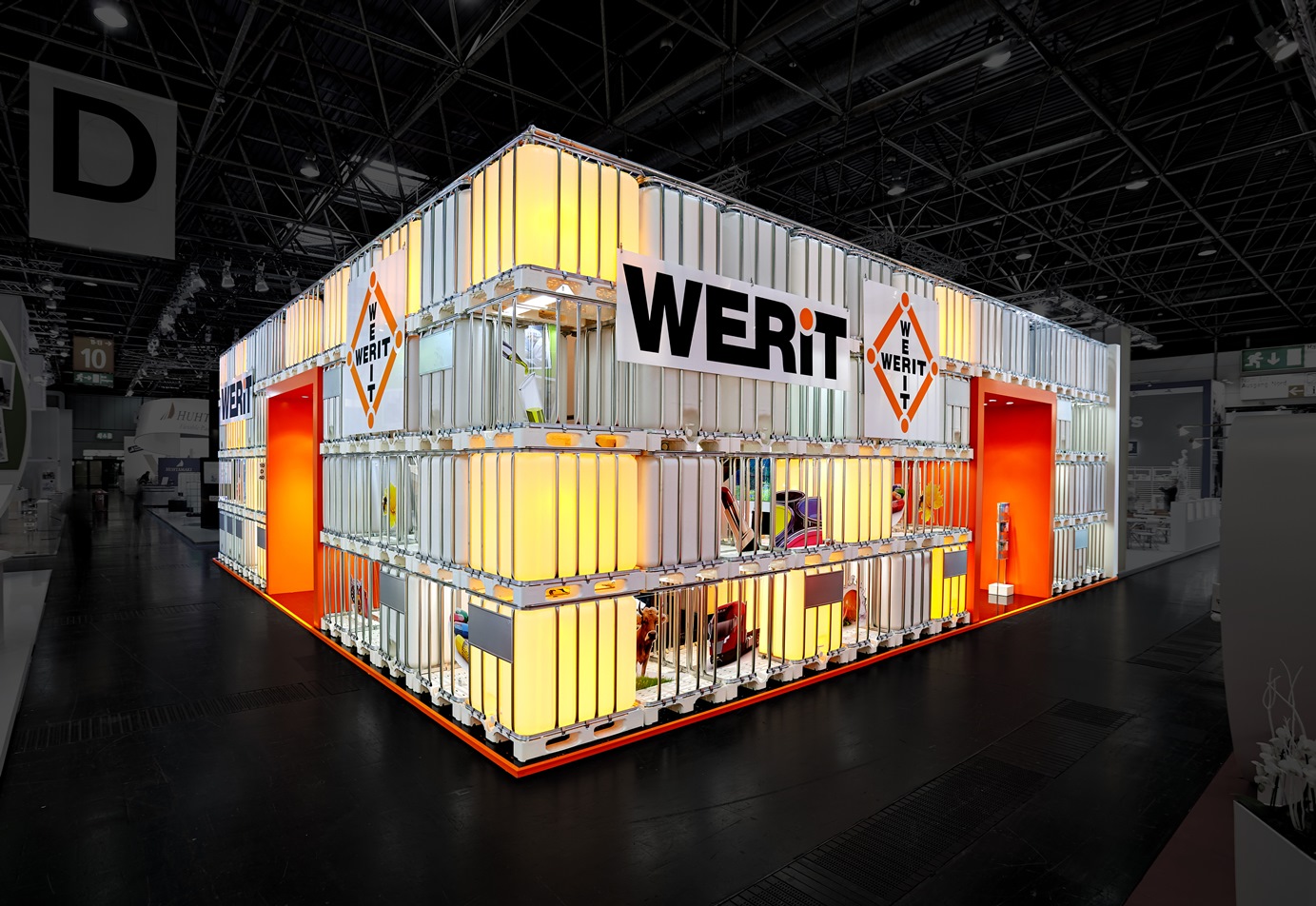 Messestand der WERIT Kunststoffwerke Messestand der WERIT Kunststoffwerke