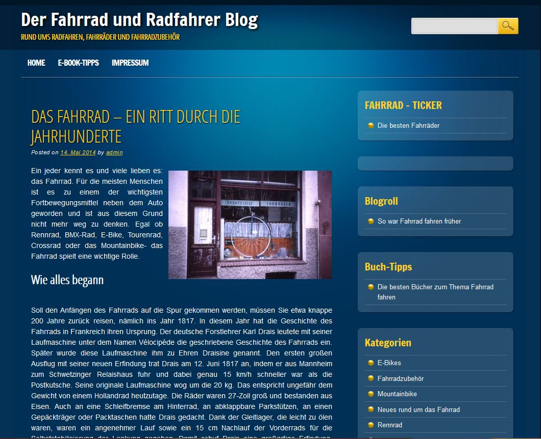 Der Blog für Radfahrer Der Blog für Radfahrer