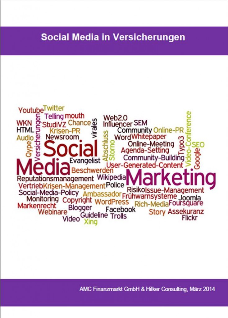 Studie: Social Media in Versicherungen von AMC und Hilker Consulting