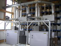 LTA-Luftfilter AC 3022 montiert auf Temperofen