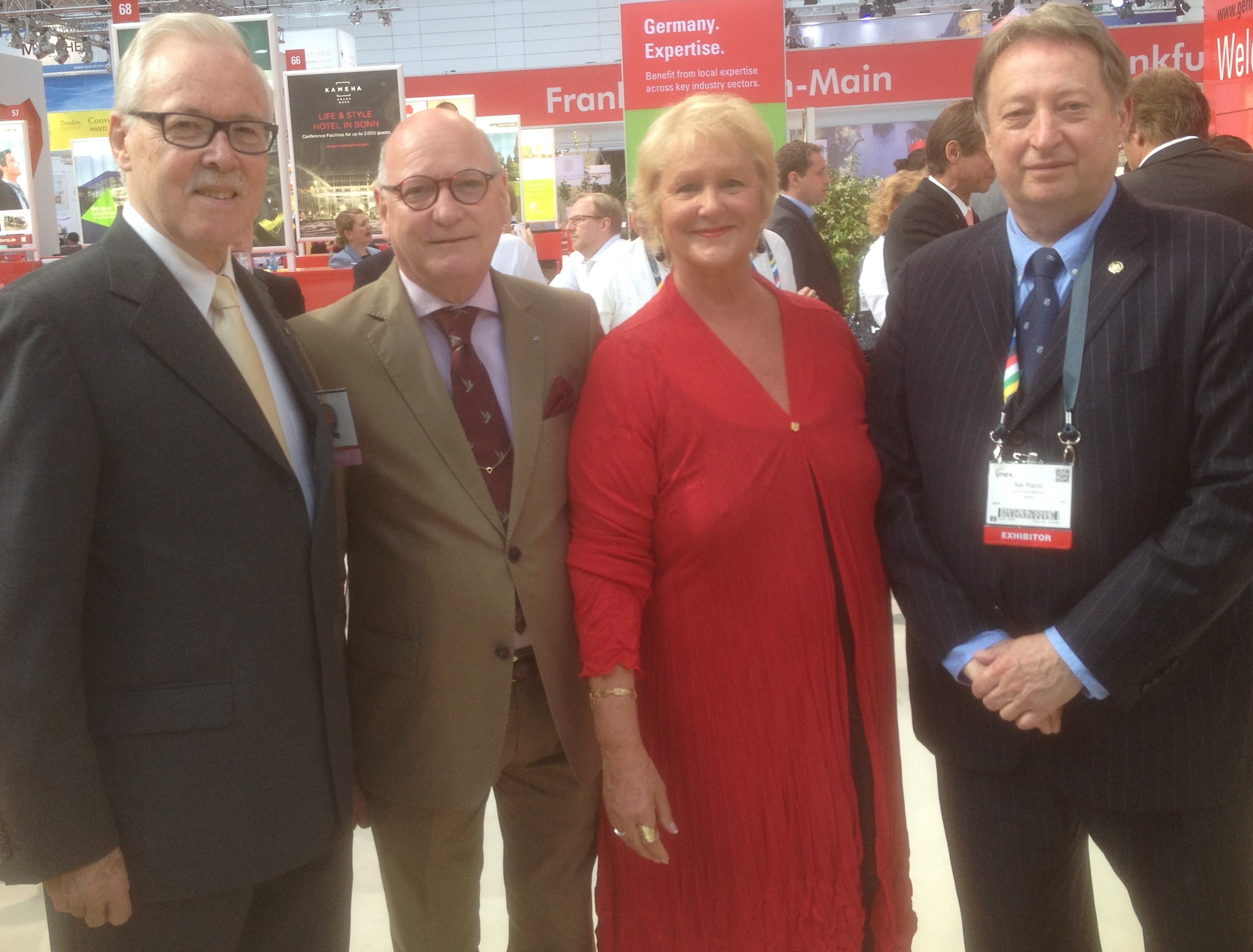 Skal-Weltpräsidentin Karine Coulanges besuchte die IMEX. Skal-Weltpräsidentin Karine Coulanges besuchte die IMEX.