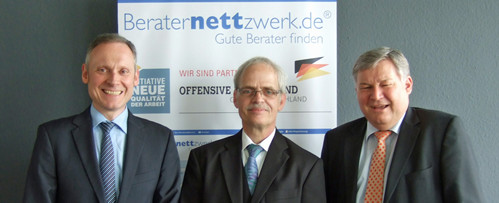 Kurt Mosen, Michael Gromes, Thomas Issler vom Beraternettzwerk-Süd Kurt Mosen, Michael Gromes, Thomas Issler vom Beraternettzwerk-Süd