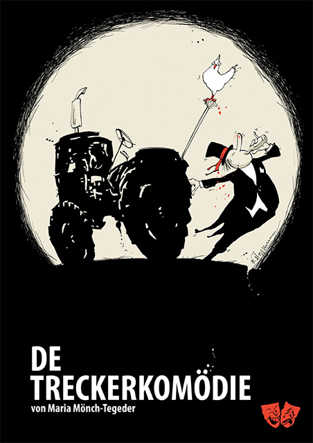 Frank Hoppmann aus Münster gestaltete das Plakat zur De Treckerkomödie