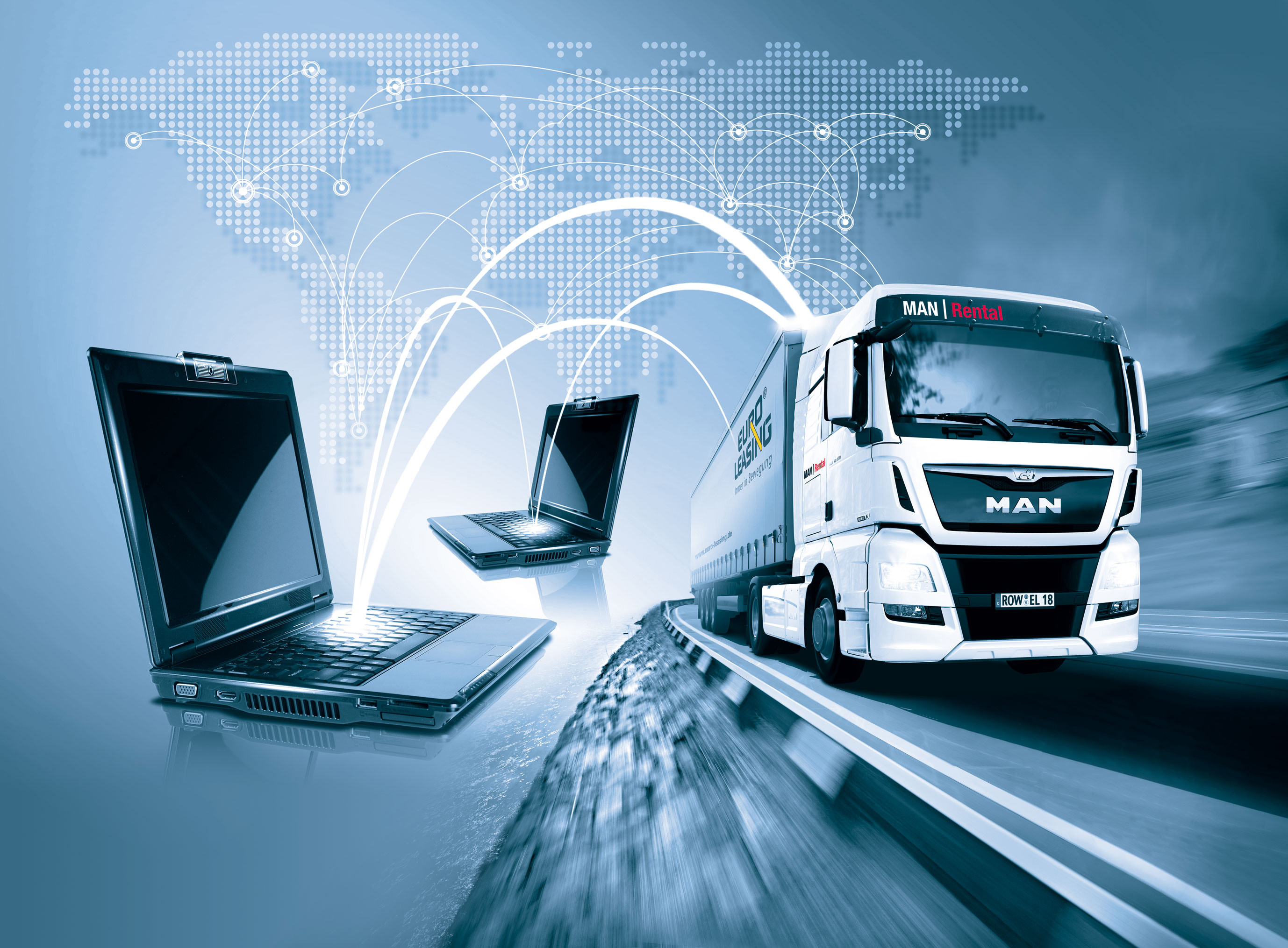 EURO-Leasing/MAN Rental ermöglicht Mietfahrzeugortungüber TimoCom EURO-Leasing/MAN Rental ermöglicht Mietfahrzeugortungüber TimoCom