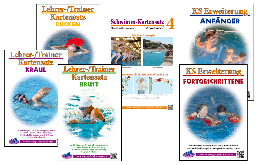 Arbeitskarten für den Schwimmunterricht 1 bis 6 Arbeitskarten für den Schwimmunterricht 1 bis 6