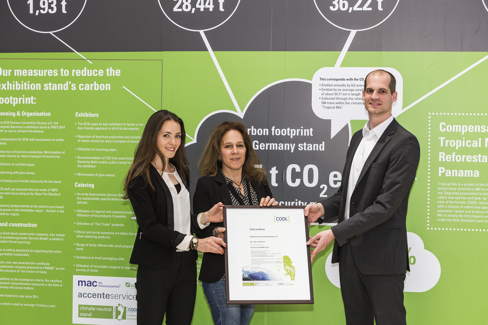 Das GCB German Convention Bureau e.V. hat den Deutschlandstand auf der IMEX 2014 CO2-bilanzieren las Das GCB German Convention Bureau e.V. hat den Deutschlandstand auf der IMEX 2014 CO2-bilanzieren las