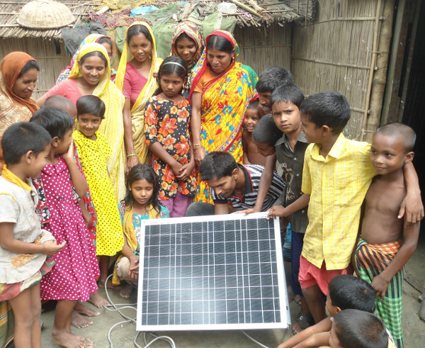 Solarsysteme für Familien in Bangladesch Solarsysteme für Familien in Bangladesch