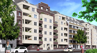 In Düsseldorf entwickelt und realisiert die bouwTech GmbH & Co. KG den „Pempelforter Garten“ mit ind