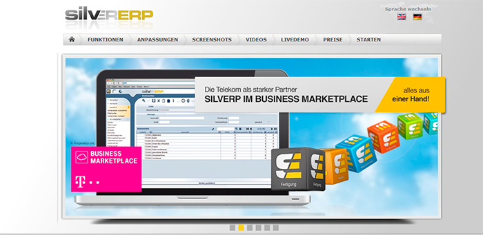 SilvERP Website