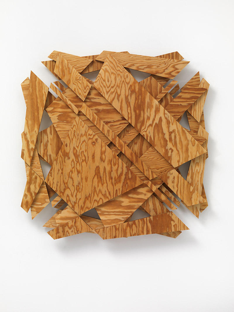 no title | waxed pine wood | 59 x 77 x 6 cm