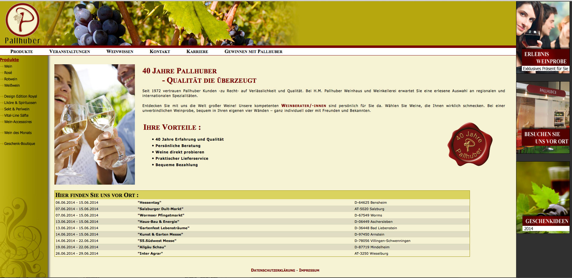 Pallhuber Website Pallhuber Website